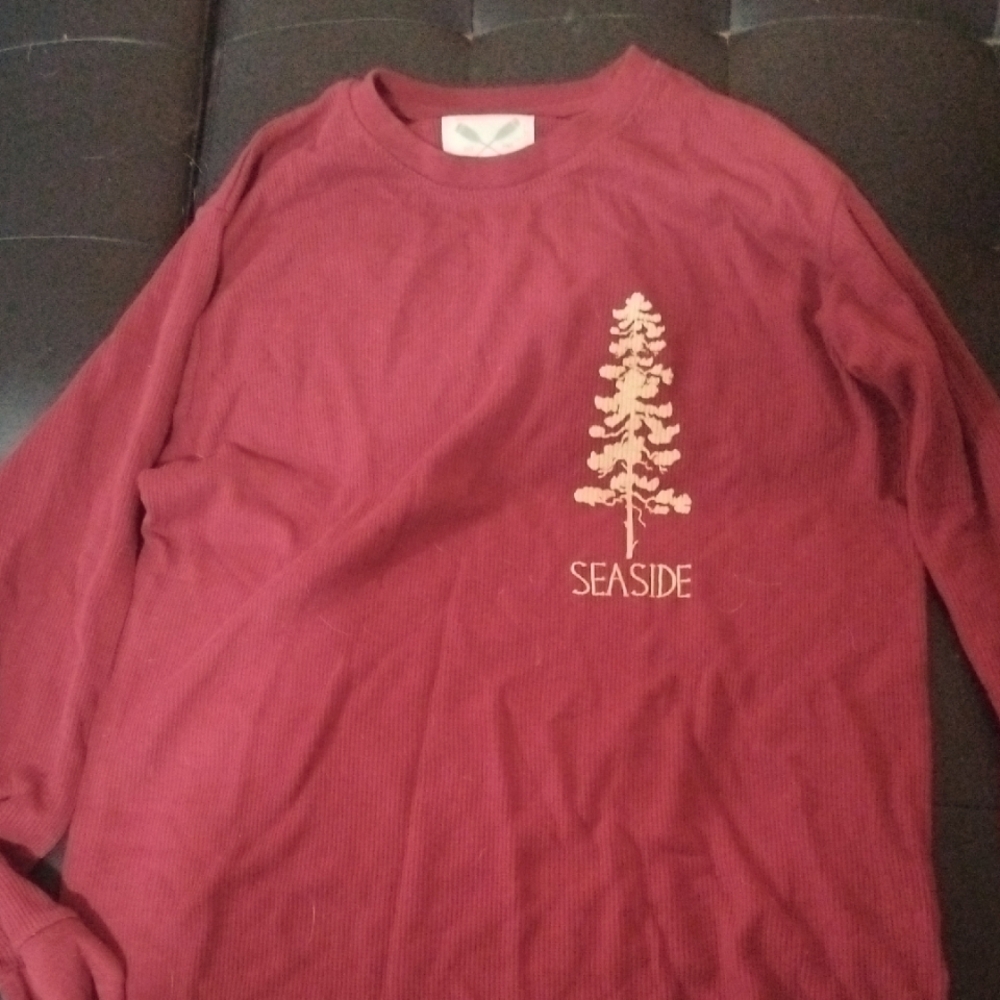 Maroon Long Sleeve Tee